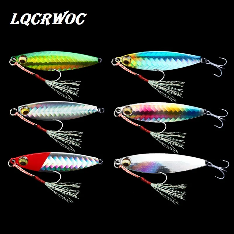 

HOT NEW 7g 10g 15g 20g fishing spoon spinnerbait metal lure tuna lures glow in the dark fishing tackle lead minnow jigging pesca