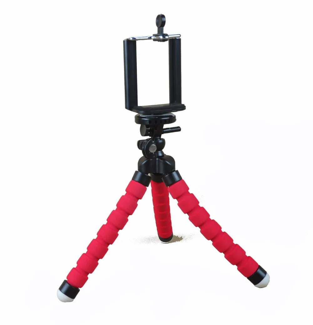 Flexible Mini Tripod Stand with Holder with Tripod Mount Adapter for