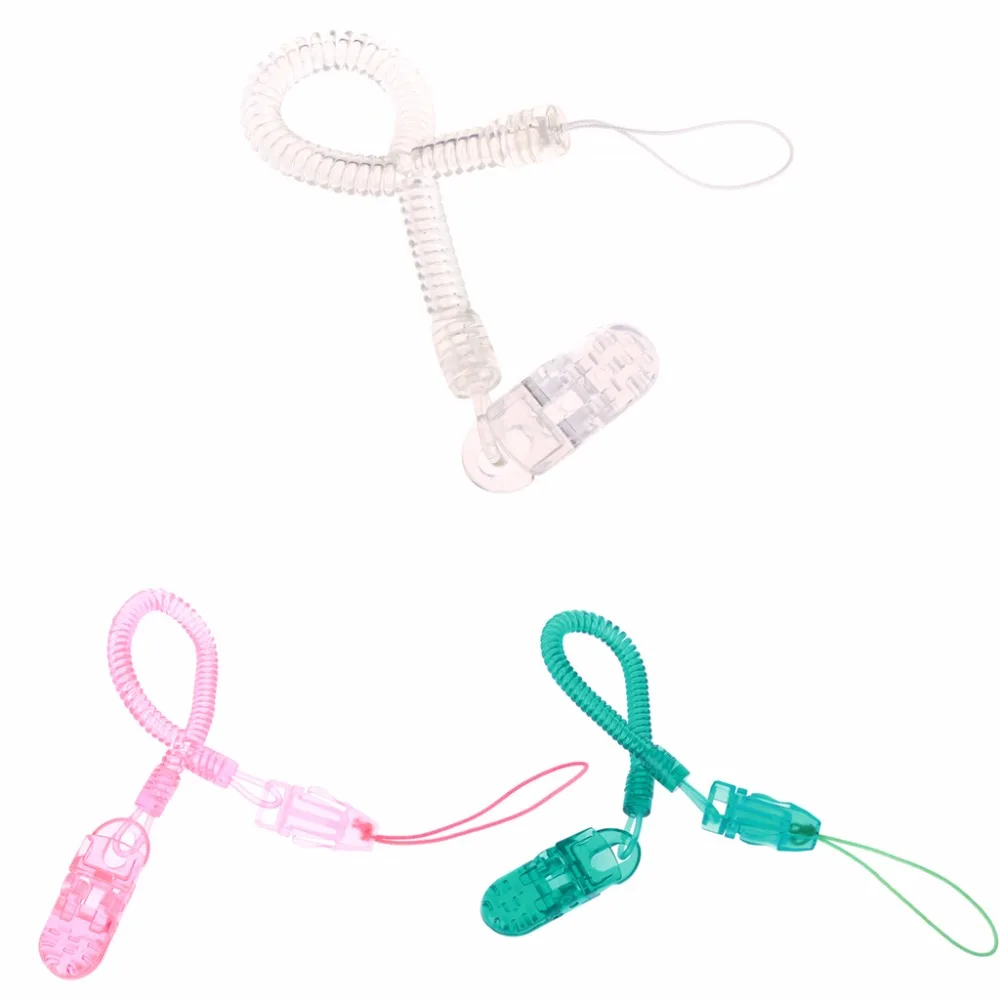 Baby Kids Boy Girl Chain Clip Holders Dummy Pacifier Soother Nipple Leash Strap