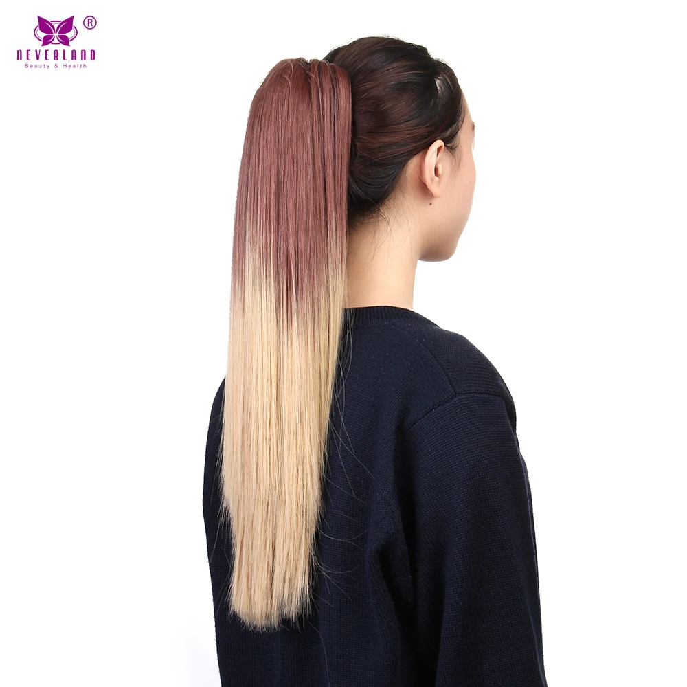 AIMEI Synthetic Ponytails 20" 50CM Straight Claw On Ponytail Extensions