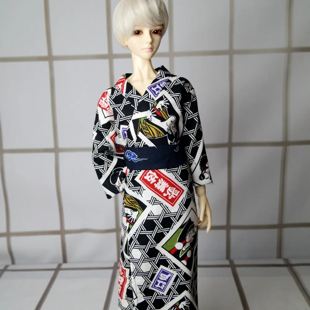 OOAK японский стиль кимоно наряды для 1/4 17 &quot44 см 1/3 1/6 высокое Мужской BJD кукла MSD yosd