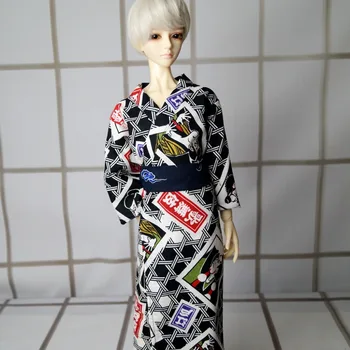 

OOAK Japan Style Kimono Outfits For 1/4 17" 44cm 1/3 1/6 Tall male BJD doll MSD yosd SD DK DZ AOD DD Doll free shipping