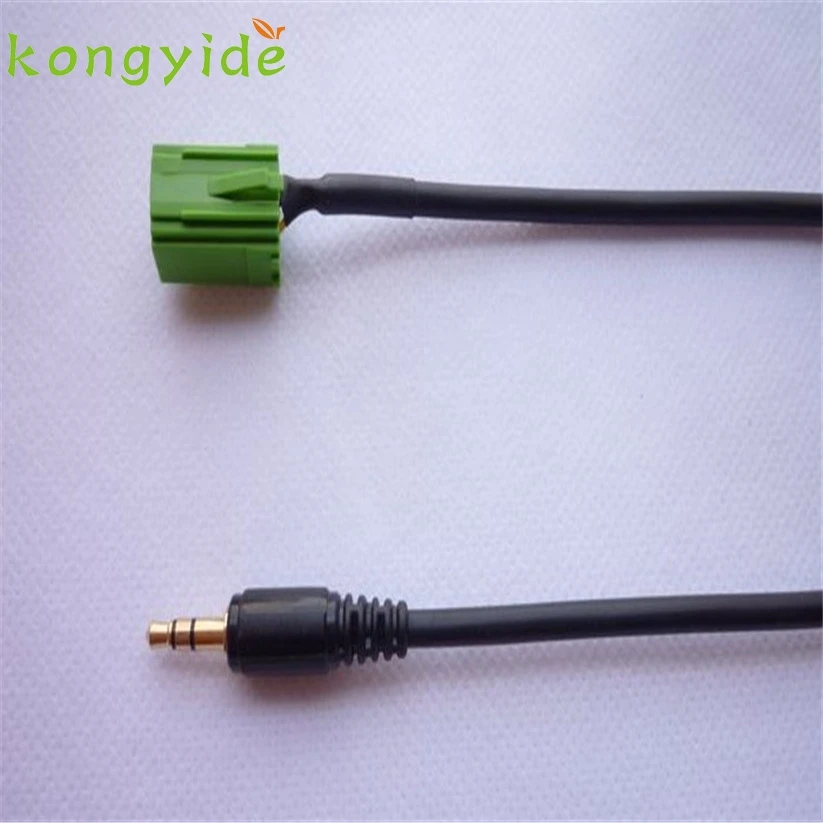 

New Car Accessory 3.5mm AUX Stereo Audio Line Input Cable For Renault ja11