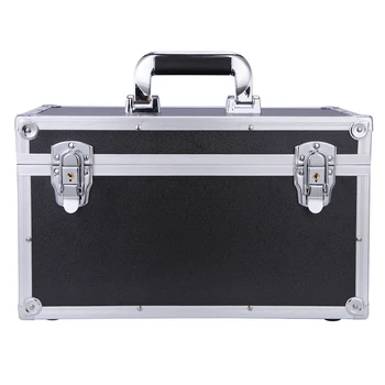 

Tool Carrying Case Hair Cutting Shears Clipper Scissors Organizer Storage Aluminum Frame Tool Box