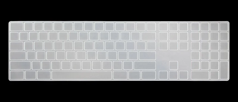 Solque Silicone US English Magic Keyboard Cover for Apple iMac Magic Bluetooth Keyboard PC Computer keyboard Skin Protector