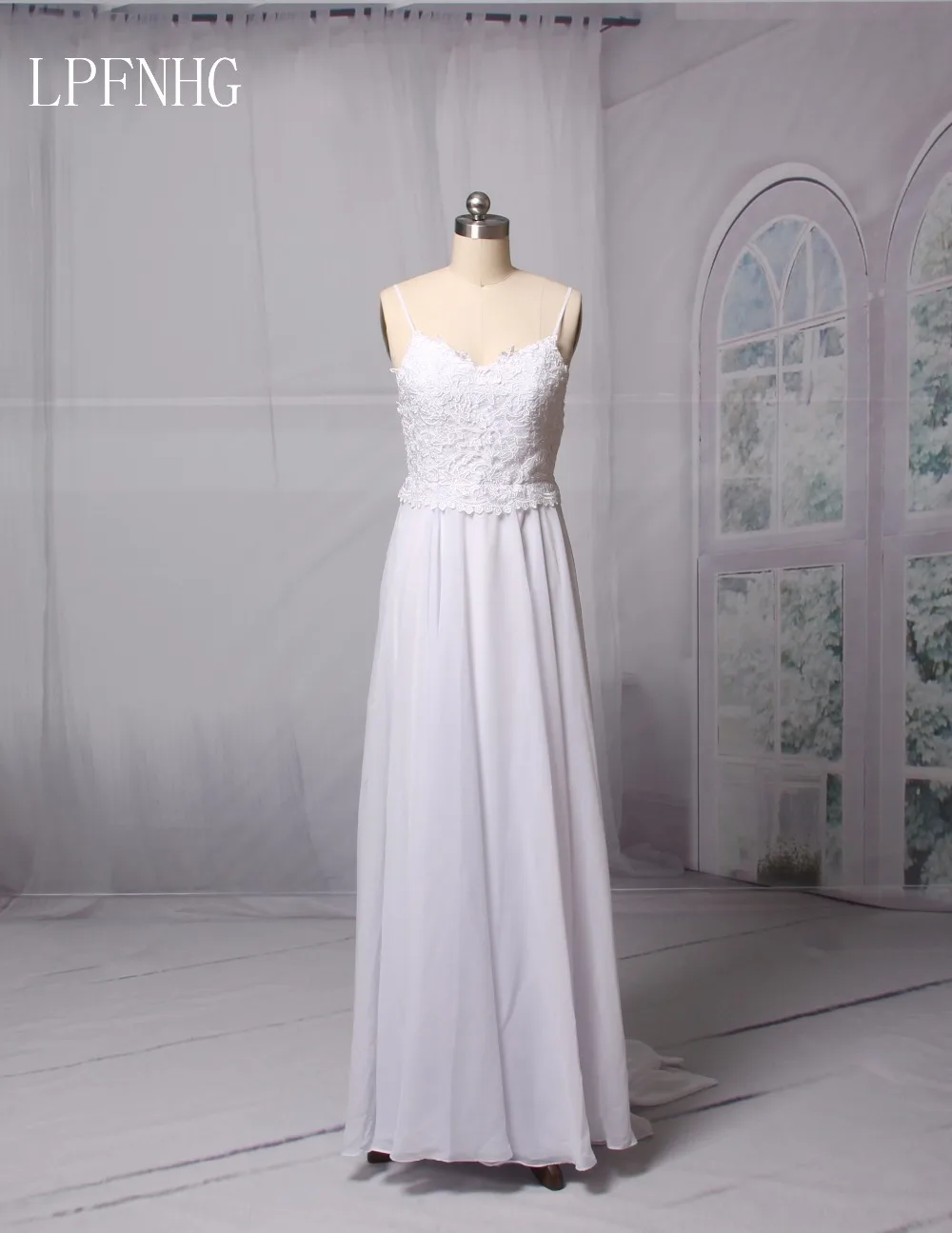 Sexy Sweetheart Sleeveless Chiffon Bridesmaid Dress With Lace