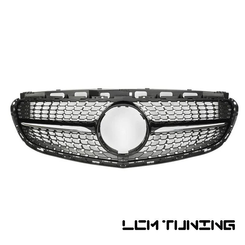 

For Mercedes For Benz E-class W212 E200 E280 E300 E250 E300 E350 2014-2016 Avantgarde Version with Emblem Diamond Front Grille