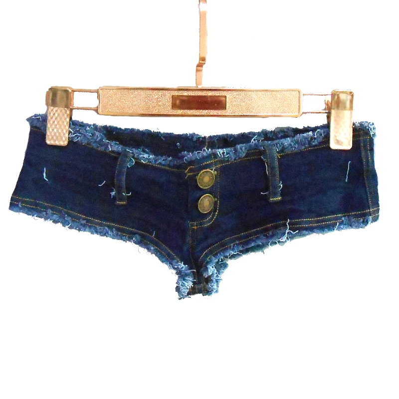 Plus Size Tassel Low Rise Waist Hot Short High Cut Denim Booty Sexy 