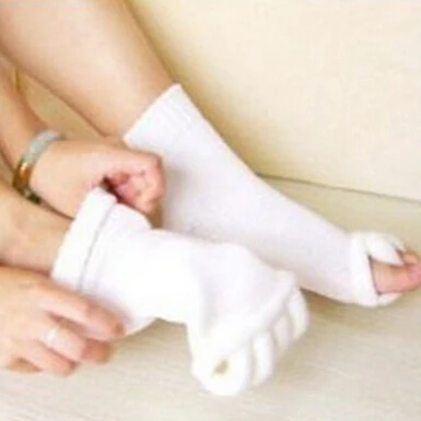 

JETTING 1Pair Health Foot Care Massage Toe Socks Five Fingers Toes Compression Treatment Men women Socks Sleeping