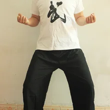 Тай Чи футболки белый хлопок Кунг Фу футболка для мужчин и женщин wu слово