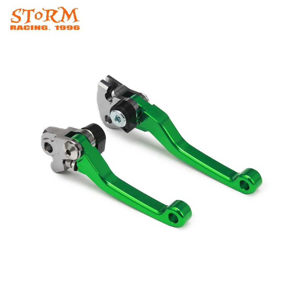 Pivot Dirt Foldable Bike Brake Clutch Levers For KAWASAKI KX65 KX85