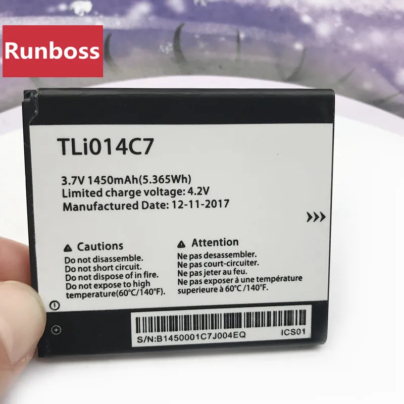 

Original TLi014C7 Mobile Phone Battery 1450mAh For Alcatel OneTouch Pixi First 4024D 4024X 4.0" One Touch Cell Phone Battery
