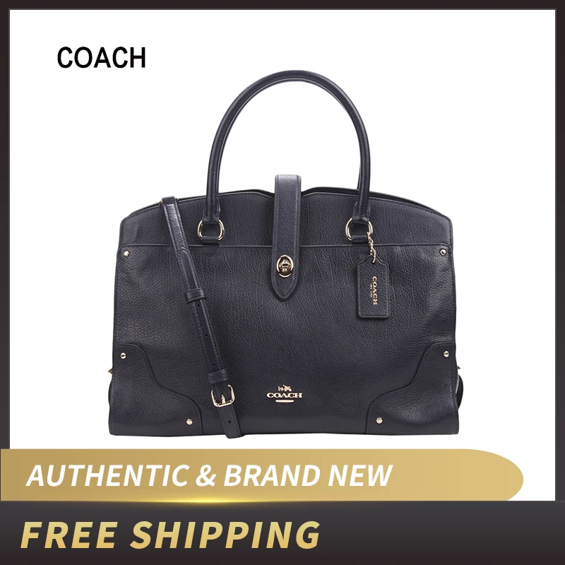 

Coach Mercer Satchel Grain Leather 37167 Women's Bag