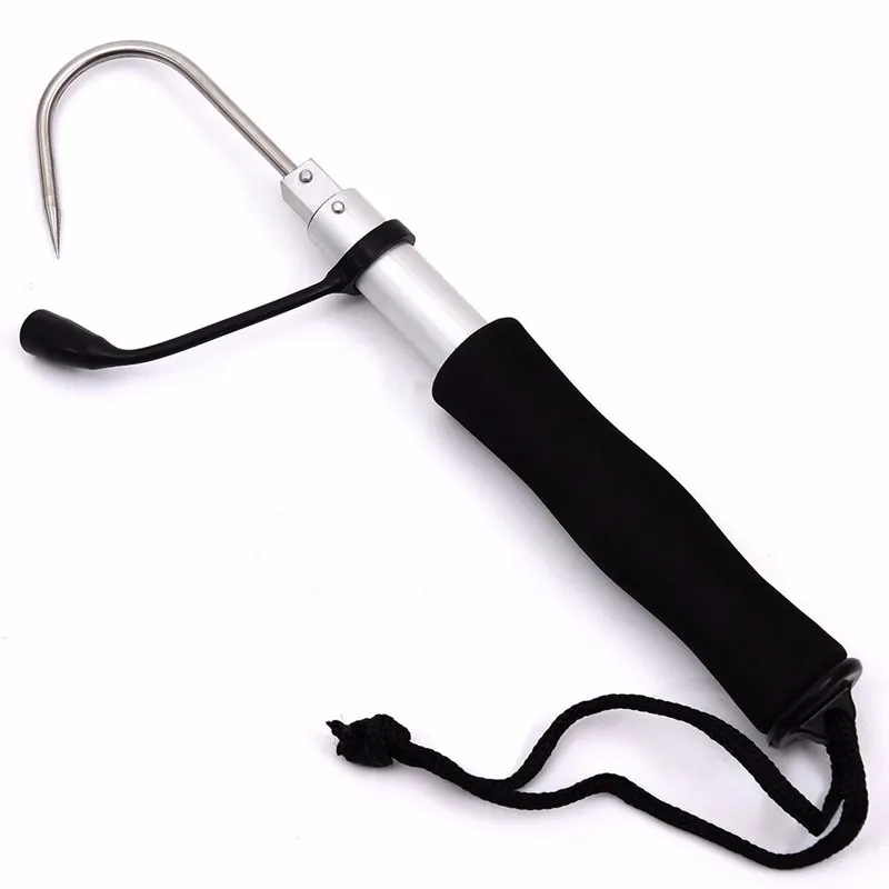 

Telescopic Retractable Fish Gaff Stainless Ice Sea Fishing Spear Hook Tackle New