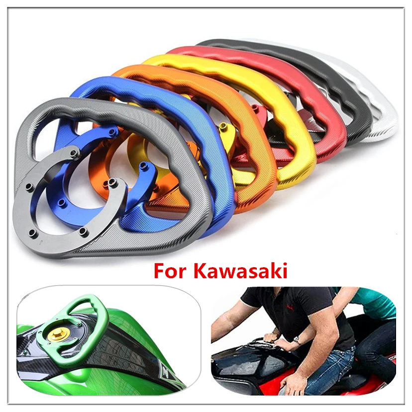 Мотоцикл пассажирский ручки для Kawasaki Ninja 300 ER6N ER6F ZX10R ZX14R Z750 Z800 Z1000 Z1000SX 2006 2012 CNC топливного бака ручки