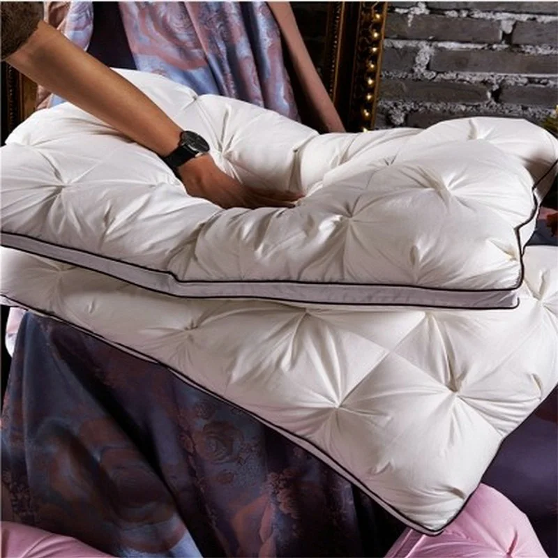 Buy AOOK 100 Premium White Goose Down Deluxe Pillow