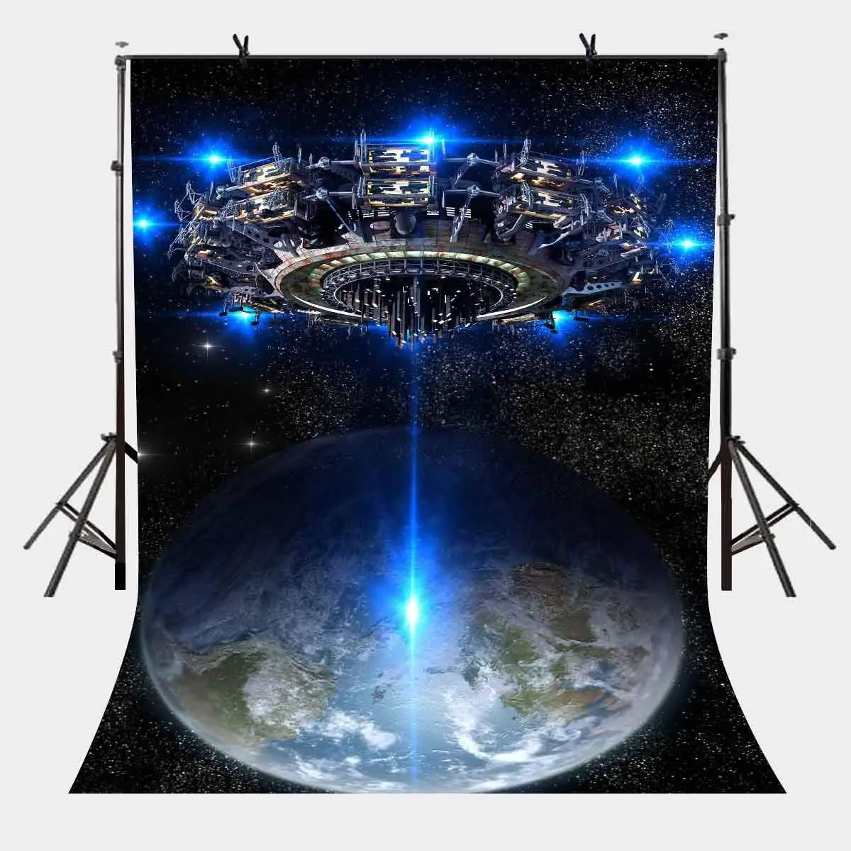 

5x7ft Science Fiction Backdrop Dark Stars Science Fiction Party Photography Background and Studio Photography Backdrop Props
