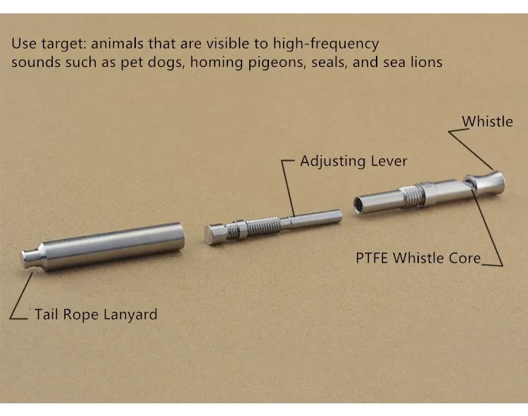 Титановый свисток, свисток для выживания, для обучения домашних животных, свисток судьи, регулируемый свисток