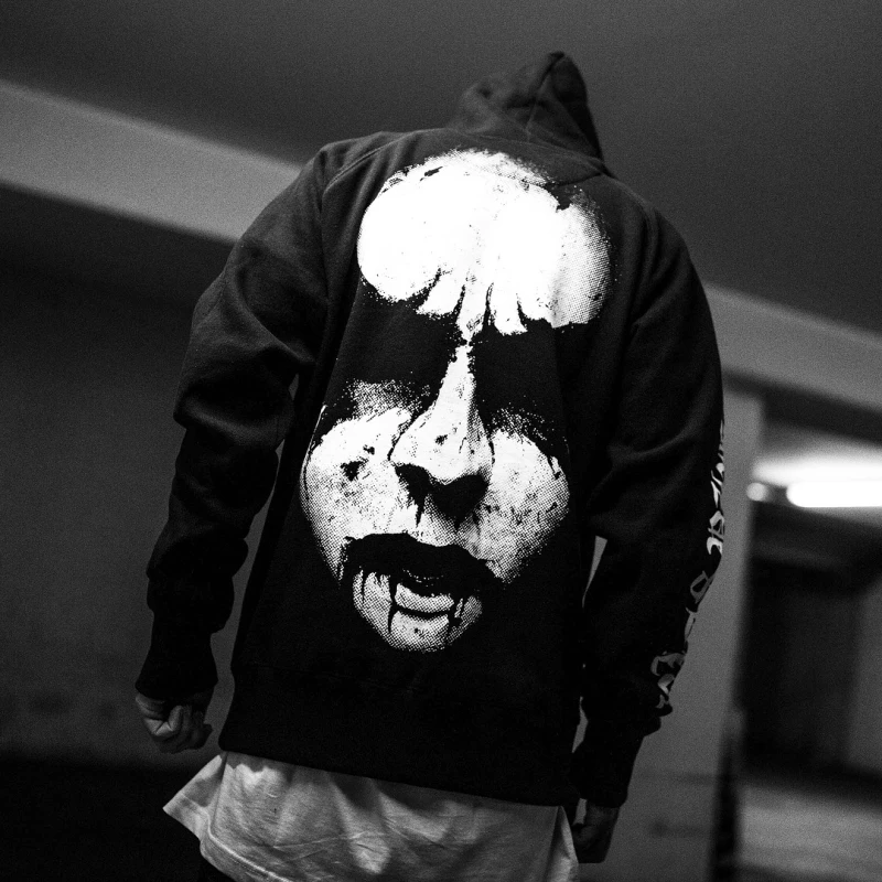 shirt Men Running Gym hoodies-1