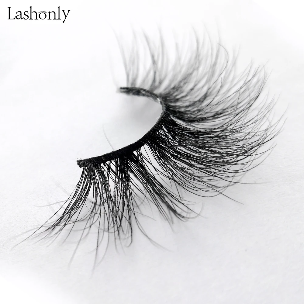 

25mm Lashonly Mink Eyelashes 100% Cruelty free Handmade 3D Mink Lashes Full Strip Lashes Soft False Eyelashes Makeup Lashes