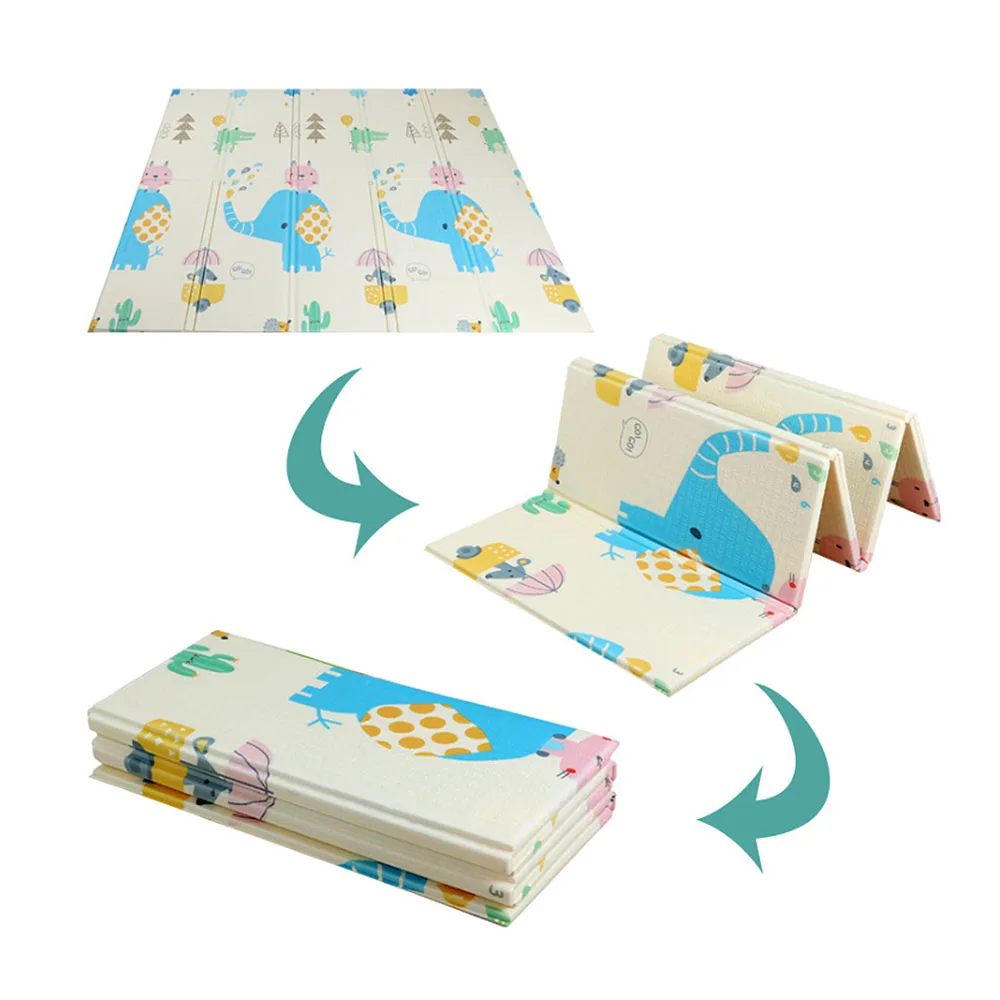  200*180*1cm Portable Foldable Baby Climbing Pad Baby Play Mat Foam Pad XPE Environmental Tasteless 