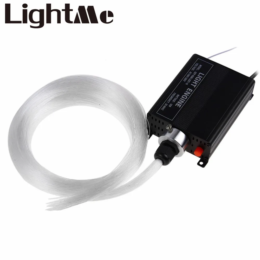 

LED String Lights 16W RGB LED Optic Light Star Ceiling Kit Lights 150pcs 0.75mm 2M Optical Fiber Engine Lighting RF 28key Remote
