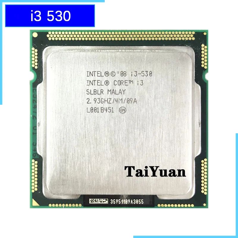 Процессор Intel Core i3 530 двухъядерный процессор 2 9 ГГц 4 м 73 Вт LGA 1156|Процессоры| |