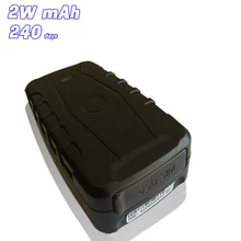 GPS del coche Perseguidor Impermeable Rastreador GSM Seguimiento Vehical LK209C, Tiempo de Espera de 240 días, Honorario Libre de APP Web GPS plataforma