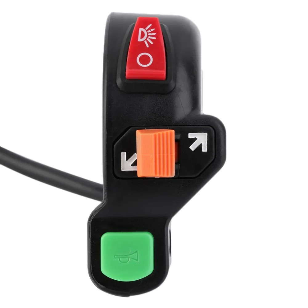 1piece 7/8 Inch Motorcycle Scooter Dirt Atv Quad Handlebar Horn Switch