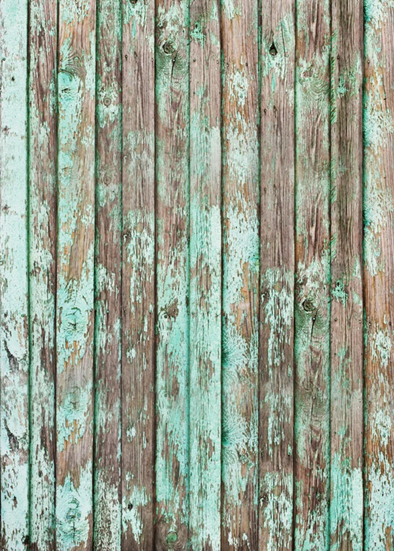Vintage Wood Photography Backdrop Newborns retro blue wood floordrop digital printed vinyl studio photo background D-1439
