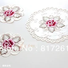 ZAKKA модные роскошные новаторский элемент Алмазная вышивка чувствовал ткань вырез подставки для кружек pad настольная дорожка с цветочным узором