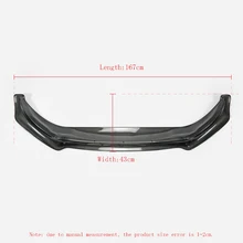 Acessórios do carro De Fibra De Carbono Lábio Dianteiro Estilo RB Fibra Brilhante Bumper Splitter Sob MX5 ND5RC Spoiler Para Mazda Miata Roadster
