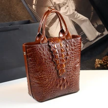 Дизайнерская качественная сумка из кожи аллигатора,, Европейская мода, женская сумка через плечо, коровья кожа, спилок, сумка, клатч