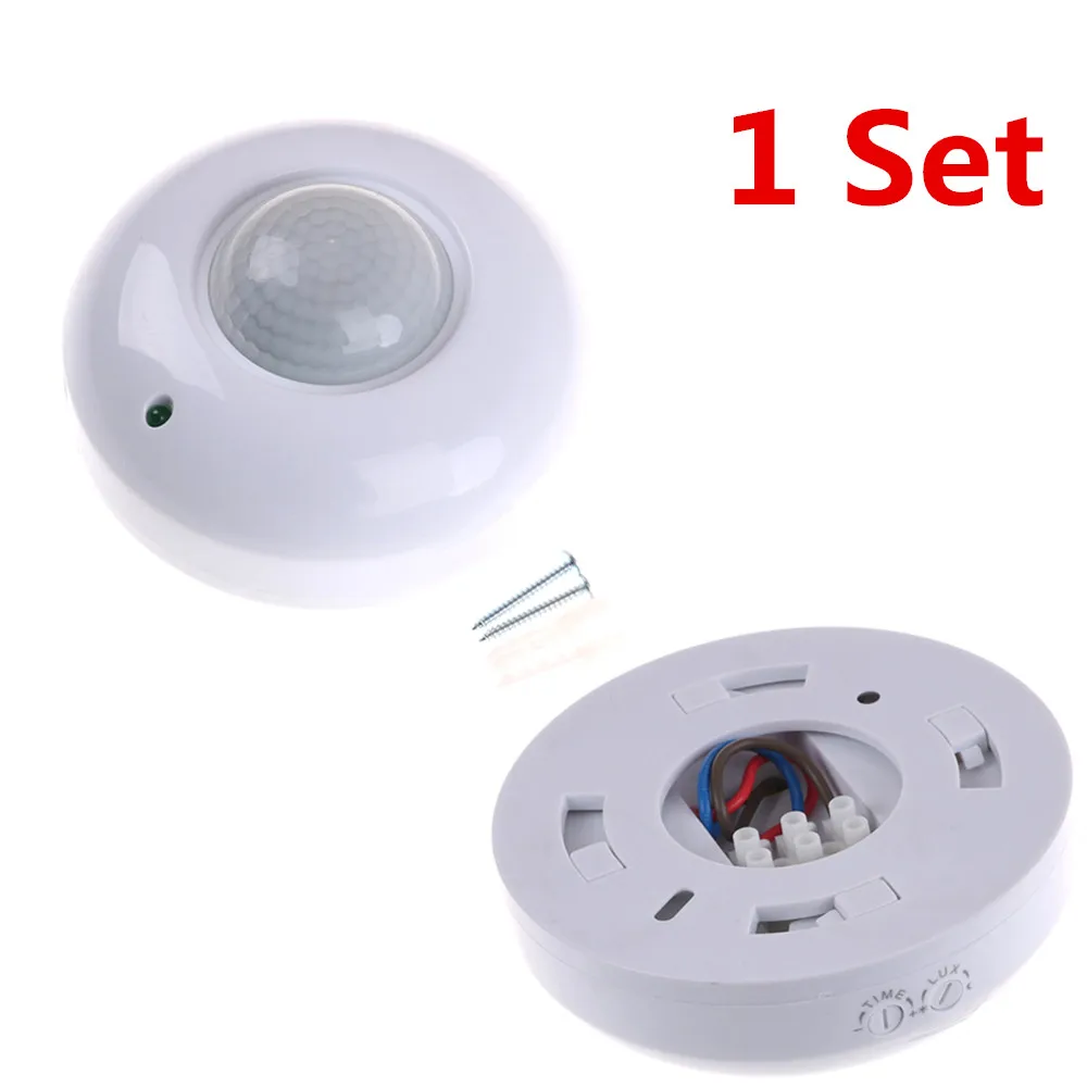 

Useful Adjustable 360 Degree PIR Motion Light Switch Ceiling Recessed For Toilet Kitchen Stair Occupancy Sensor