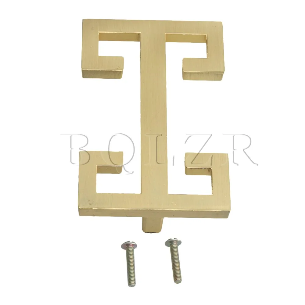 

BQLZR 9.6cm Hole Distance Zinc Alloy Chinese Style Simple Pull Handle Home Hardware for Cabinet Wardrobe Drawer Cupboard Closet
