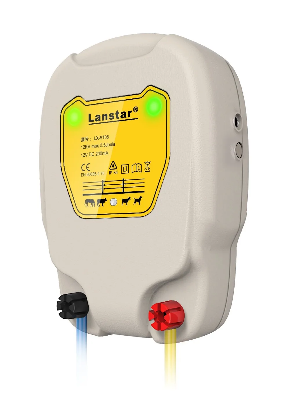 12kv 0.5j Electric Fence Energizer Waterproof Animals Farm Energizer