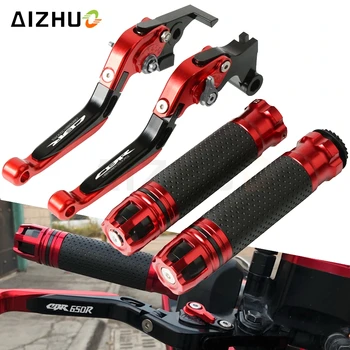 

Motorcycle Brake Clutch Lever Extendable+Handle Grips Handlebar For HONDA CBR650R/CB650R CBR650 R CBR 650R CBR 650 R 2019 2020