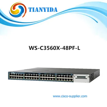 Preise Neue WS-C3560X-48PF-L Catalyst C3560X Serie Schalter Ethernet 1000mbps 48 Port PoE Voll LAN Base Switches