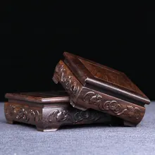 Orient ebony vase base article pedestal figure status stand wood carve home decoration collection stand redwood Orient ebony vase base article pedestal figure status stand wood carve home decoration collection stand redwood