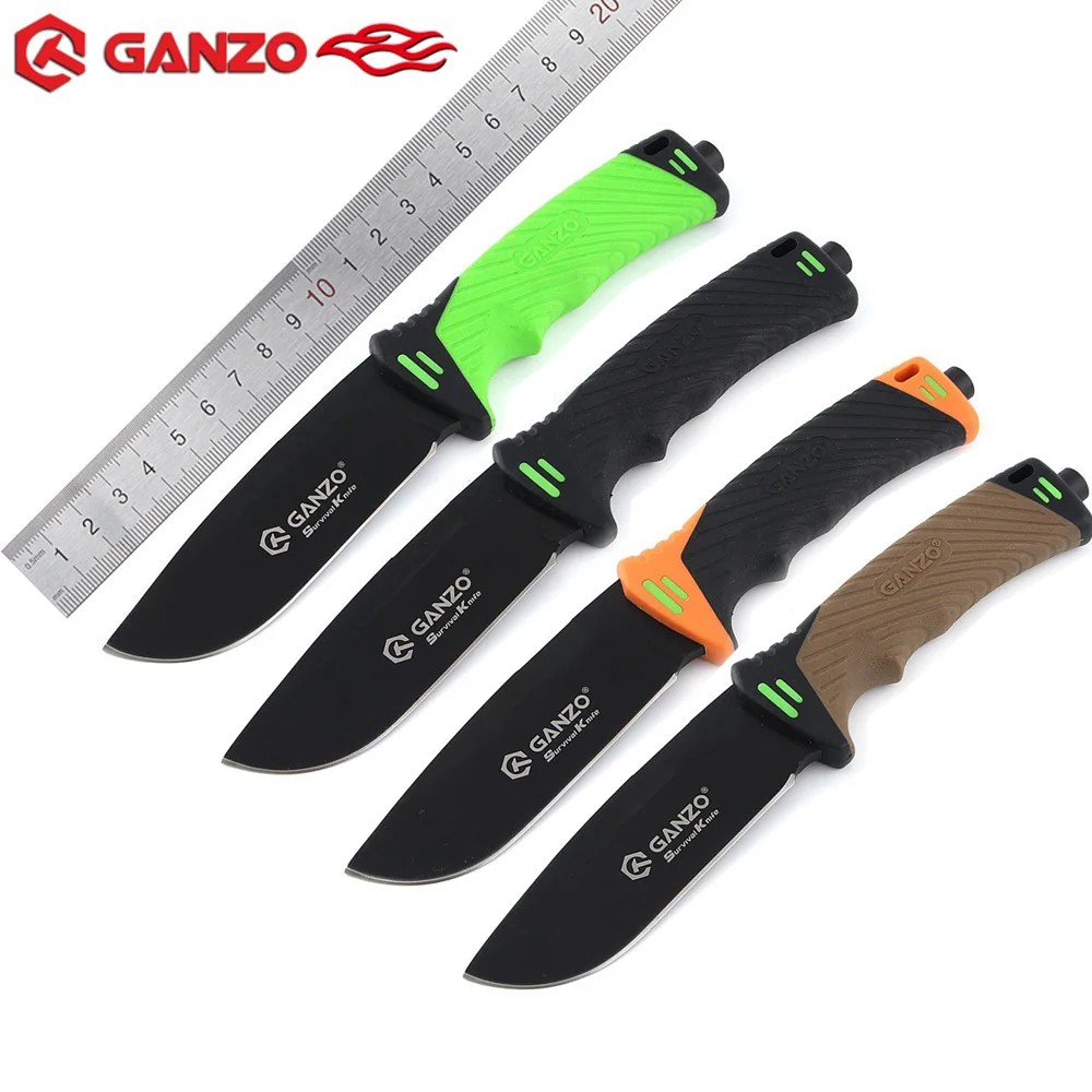Economici GANZO Firebird G8012 Coltello A Lama Fissa Con Più Nitida Tagliatore di Corda di Caccia di Campeggio della lama Tattica Di Sopravvivenza bushcraft multitool Coltelli