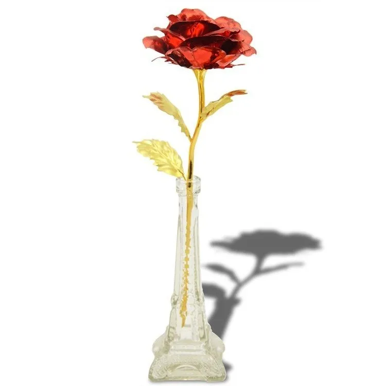 High Quality Fashion Style 999.9 Gold Plated Rose ...