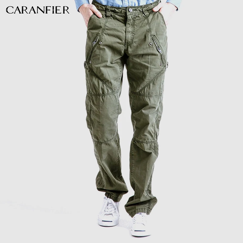 Брюки карго CARANFIER мужские армейские повседневные на молнии|cargo pants|cargo style pantscargo pants