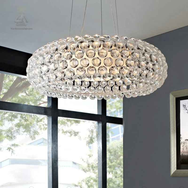 Modern 35/65cm Foscarini Caboche Ceiling Lights Acrylic Ball Abajur