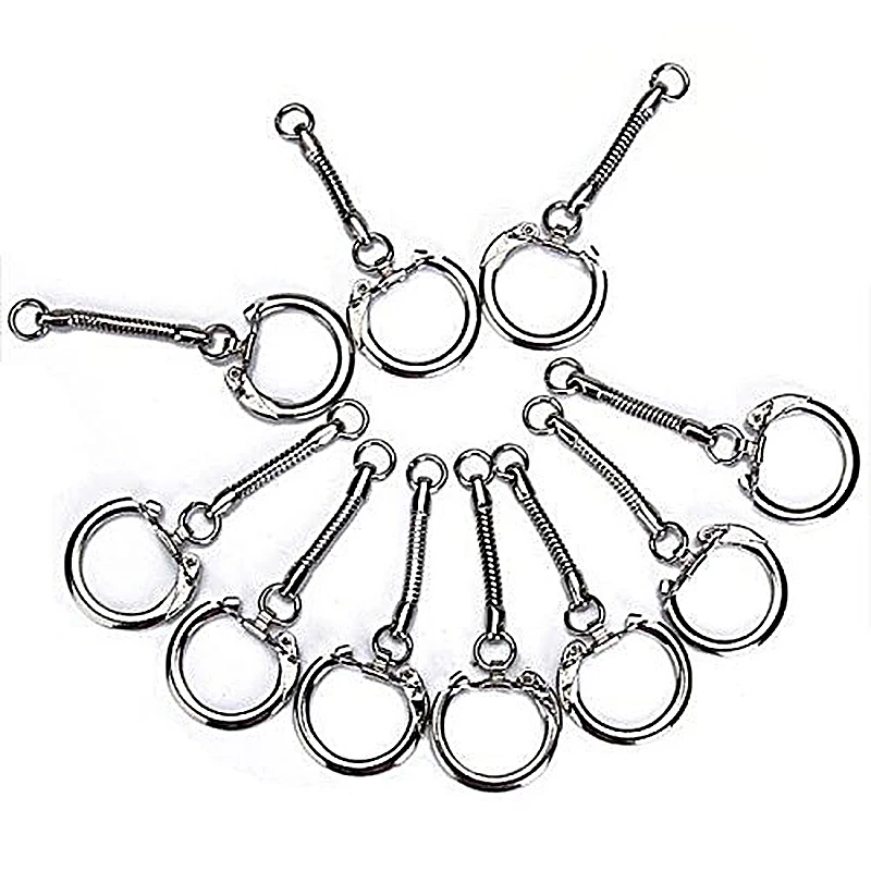 Ganchos para Pendurar Pces Prata-cor Cobra Chaveiro 30 5 High Quality Joias e Acessórios