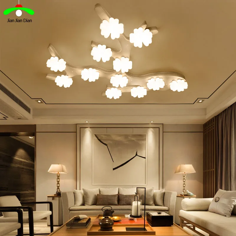 Bedroom lamp romantic led ceiling light modern brief zhuwo
