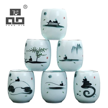 

TANGPIN big capacity ceramic teacups tea cup porcelain chinese kung fu cup 150ml