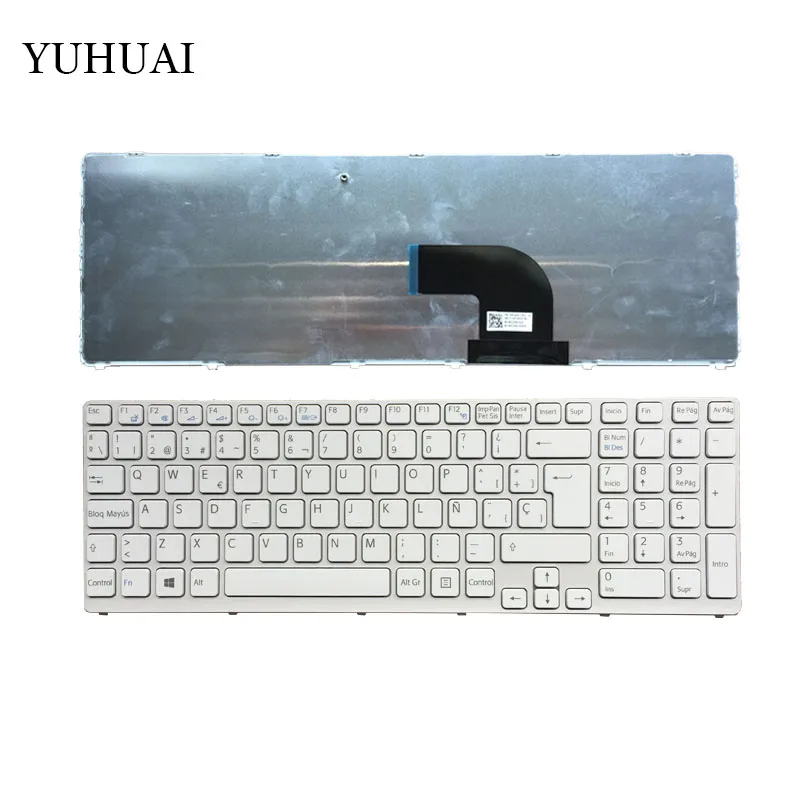 Клавиатура с испанской раскладкой для ноутбука Sony Vaio SVE17 SVE1711 SVE1712 SVE1713 SVE1712L1E