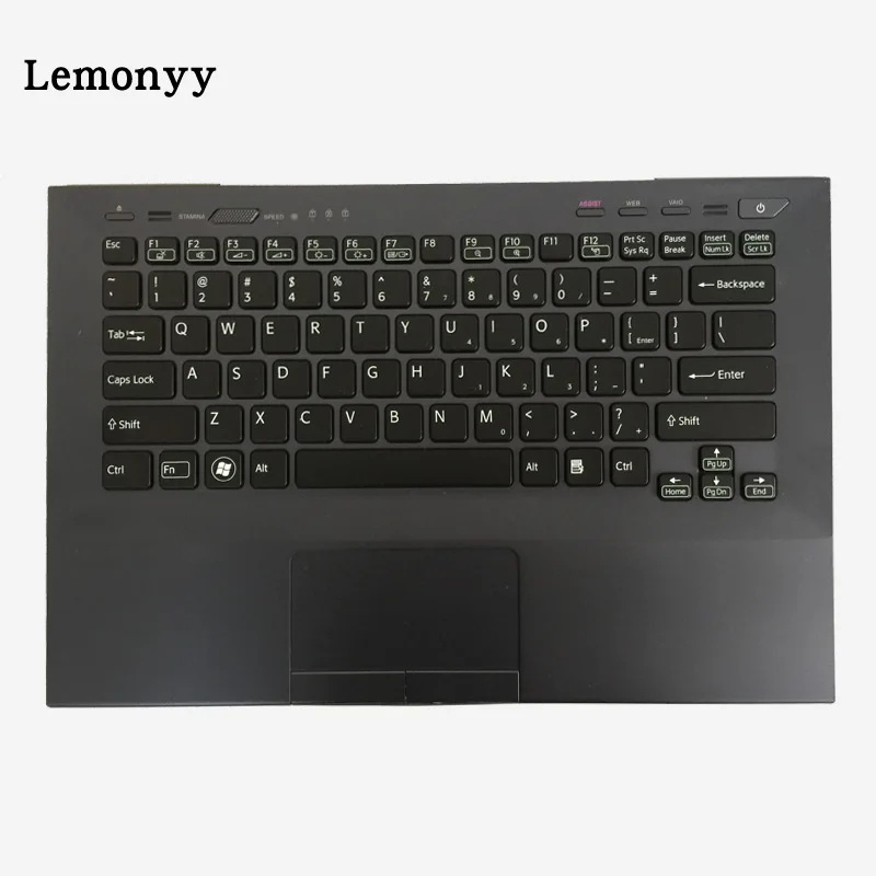 

New US laptop backlit keyboard for SONY VAIO VPC SA SB SC VPCSA VPCSB VPCSC PCG-41216L with palmrest upper cover