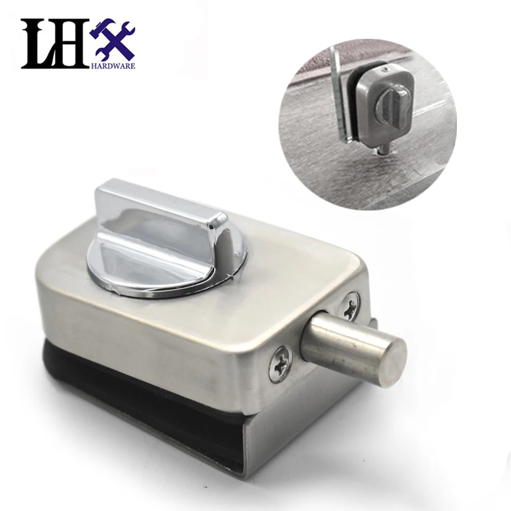 Us 13 06 5 Off Lhx Cmms234 Hardware 45mm 65mm Glass Interior Door Lock Keyless Stainless Simple Helpful Window Locks Shaft Latch Lock In Locks From