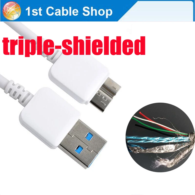 Genuine 10 pin Micro B USB 3.0 cable cord for WD for Hitachi for